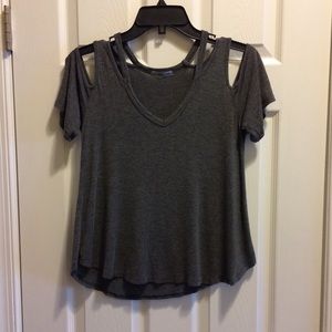 Charlotte Russe Cold Shoulder Top